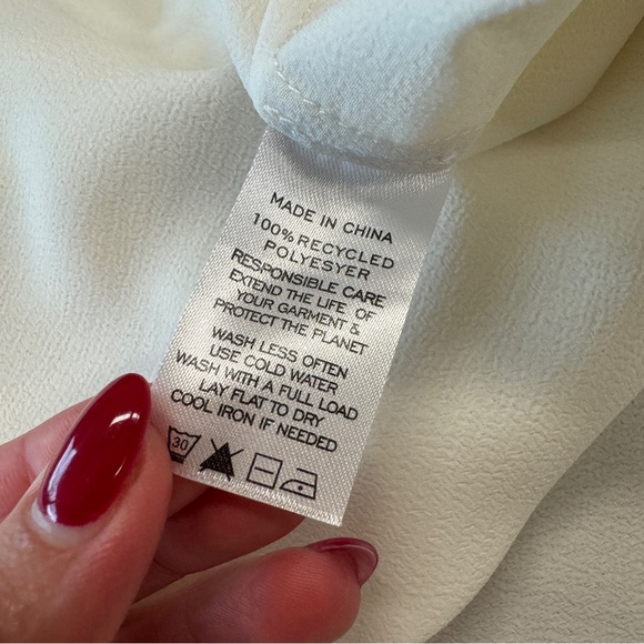 HILL HOUSE Simone Maxi Long Sleeve Dress in Ivory - Picture 11 of 11